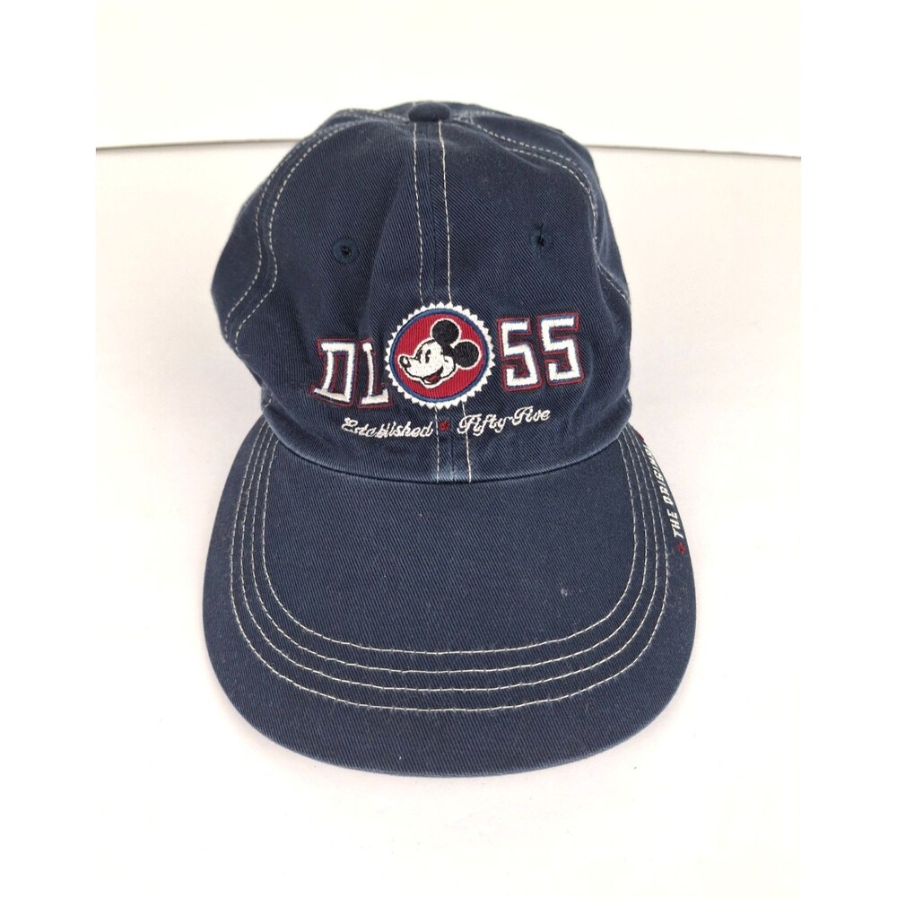 Disneyland DL 55 Mickey Mouse Navy Blue Baseball Hat Cap Adjustable Child OS